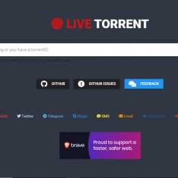 live-torrent：一个支持磁力链和种子的在线搜索云播Web客户端